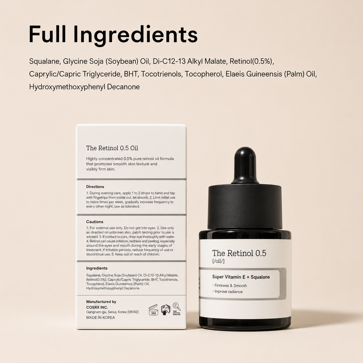 Anti-aging Serum with 0.5% Retinol