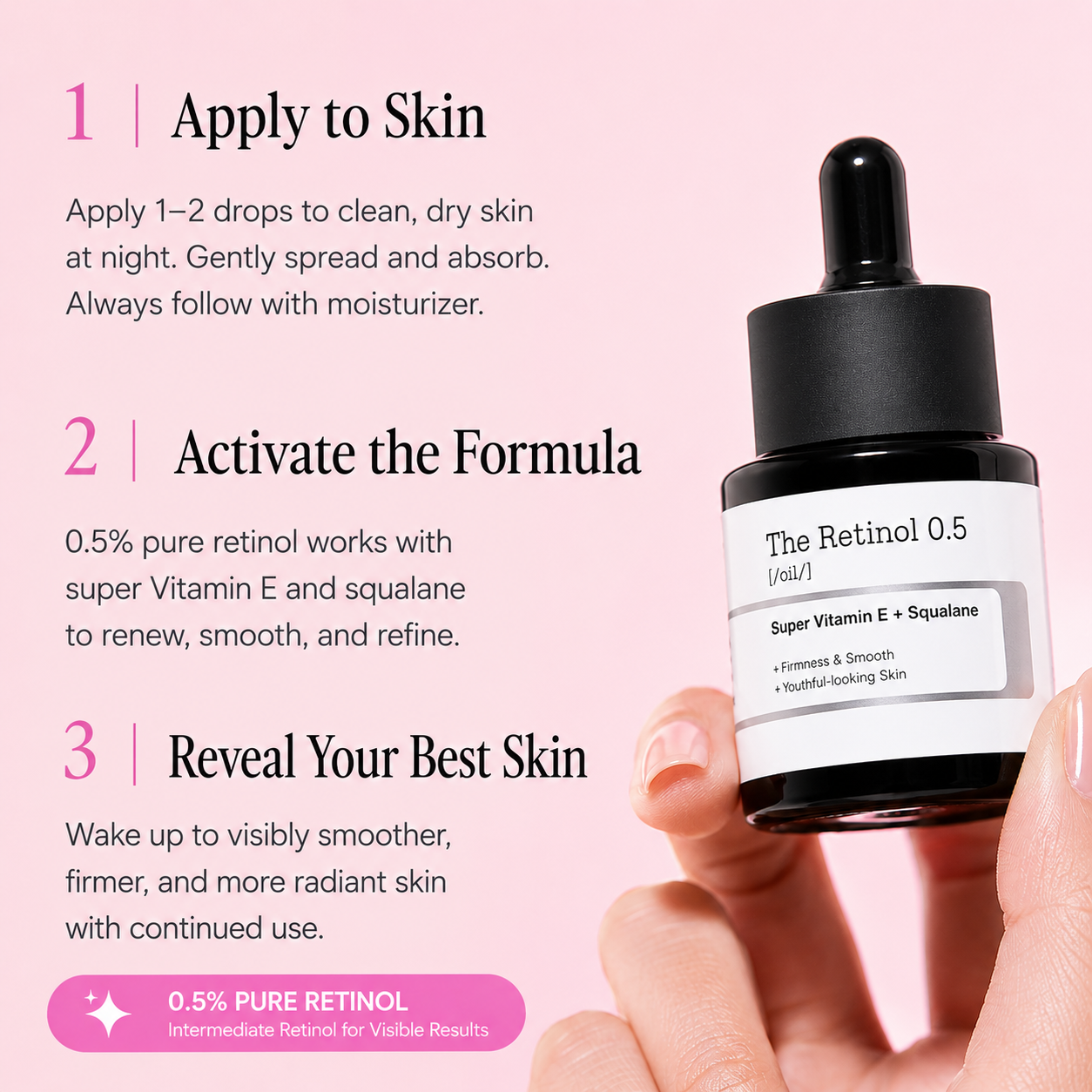 Anti-aging Serum with 0.5% Retinol
