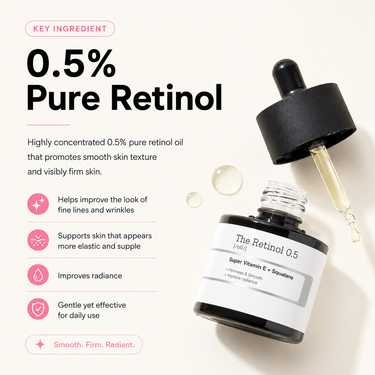 Anti-aging Serum with 0.5% Retinol